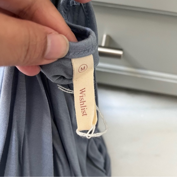 Wishlist Blue Slip Dress Lace bottom NWT - Picture 4 of 6